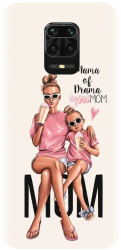 Husa din silicon compatibila cu Xiaomi Redmi Note 9s - model Mama 