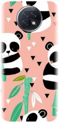 Husa din silicon compatibila cu Xiaomi Redmi note 9T 5G - model Baby panda 001 