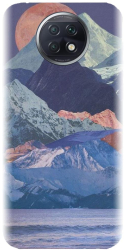 Husa din silicon compatibila cu Xiaomi Redmi note 9T 5G - model Collage Mountain