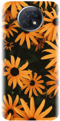 Husa din silicon compatibila cu Xiaomi Redmi note 9T 5G - model Yellow Flowers 