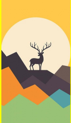 Husa din silicon compatibila cu Xiaomi Redmi Note 9t Pro 5G - model Abstract Deer 