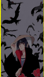 Husa din silicon compatibila cu Xiaomi Redmi Note 9t Pro 5G - model Anime Itachi Uchiha 