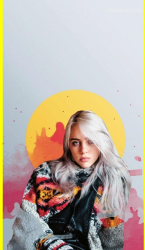 Husa din silicon compatibila cu Xiaomi Redmi Note 9t Pro 5G - model Billie Eilish 