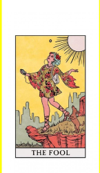 Husa din silicon compatibila cu Xiaomi Redmi Note 9t Pro 5G - model Tarot The Fool Clasic