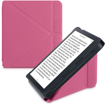 Husa pentru Kobo Libra 2 Kwmobile Roz Piele ecologica 56576.77 