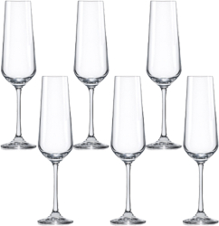 Set 6 pahare pentru vin spumant BOHEMIA CRISTAL SIESTA 180ml 