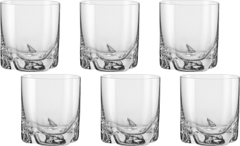 Set 6 pahare pentru whisky BOHEMIA CRISTAL TRIO 260ml 