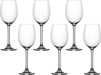 Set 6 pahare vin alb BOHEMIA CRISTAL FLAMENCO 305ml 