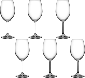 Set 6 pahare vin BOHEMIA CRISTAL LARA 350ml 