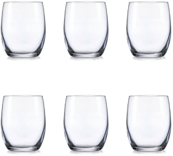 Set 6 pahare whisky BOHEMIA CRISTAL CLUB 300ml D8 4xh9 7cm 