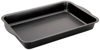 Tava copt Ibili-Moka otel carbon 32x22x5 cm negru 