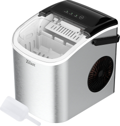 Mini masina de facut gheata Zilan ZLN1177 95W 12-15 kg de gheata pe zi otel inoxidabil 