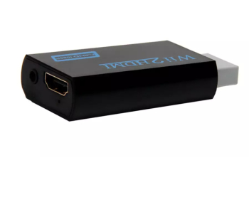 Adaptor convertor consola Nintendo Wii la Hdmi Cu 3.5mm audio output 1080p Culoare Negru 