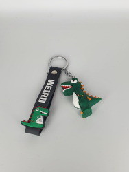 Breloc animal dinozaur Cauciuc Verde 