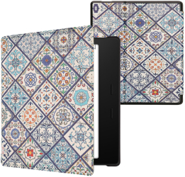 Husa kwmobile pentru Amazon Kindle Oasis 10 Piele ecologica Multicolor 49417.39 