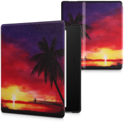 Husa pentru Amazon Kindle Oasis 10 Kwmobile Multicolor Piele ecologica 49417.17 