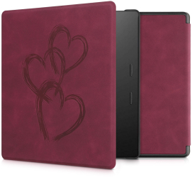 Husa pentru Amazon Kindle Oasis 10 Kwmobile Rosu Piele ecologica 56972.09 