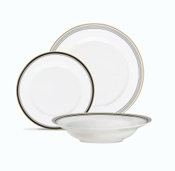 Serviciu de masa 18 piese 6 persoane portelan AMBITION Art Deco 