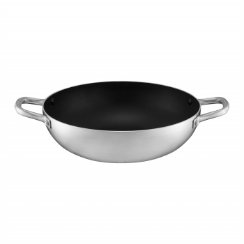 Tigaie wok cu manere AMBITION Dott 28cm invelis non-stick ILAG Essential 