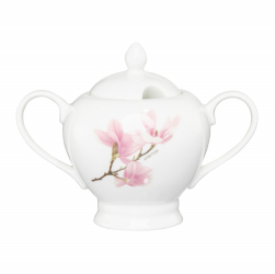 Zaharnita cu capac 300ml portelan AMBITION Magnolia