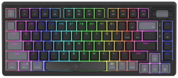 Tastatura Gaming AQIRYS Adara Mini Black RGB HaiMu Pink Switch Mecanica