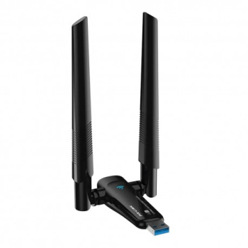 Adaptor Wireless Techstar® AX 1800 Dual-Band 1200Mbps USB 3.0 2.4G/5G Long Range 2 Antene Negru 