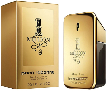 Apa de Toaleta cu vaporizator Paco Rabanne 1 Million 50 ml 