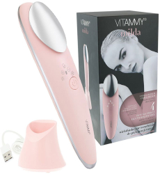 Aparat multifuncțional de îngrijire facială Vitammy Milda pentru toate tipurile de ten tratament cald rece masaj și vibrații wireless