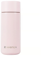 Cana termica AMBITION Calido 400ml roz invelis ceramic 