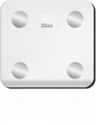 Cantar corporal Zilan ZLN9006 din sticla securizata capacitate 3-180kg Aplicatie OKOK Display LED