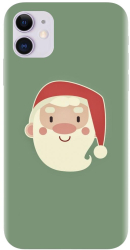 Husa din silicon compatibila cu Apple iPhone 11 - model Cute Santa Claus 