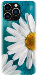 Husa din silicon compatibila cu Apple iPhone 15 Pro - model Flower Power