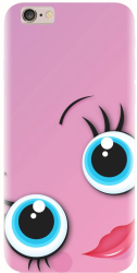 Husa din silicon compatibila cu Apple iPhone 5C - model Girly Pink 