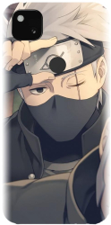 Husa din silicon compatibila cu Google Pixel 4a - model Anime Hajnal Kakashi 