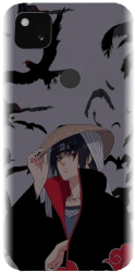 Husa din silicon compatibila cu Google Pixel 4a - model Anime Itachi Uchiha 