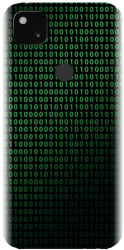 Husa din silicon compatibila cu Google Pixel 4a - model Binary Code 