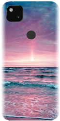 Husa din silicon compatibila cu Google Pixel 4a - model Calm Sea 