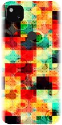 Husa din silicon compatibila cu Google Pixel 4a - model Colorful Abstract