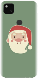 Husa din silicon compatibila cu Google Pixel 4a - model Cute Santa Claus 