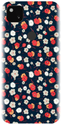 Husa din silicon compatibila cu Google Pixel 4a - model Floral Colorat