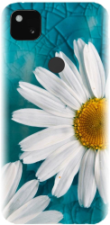 Husa din silicon compatibila cu Google Pixel 4a - model Flower Power