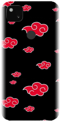 Husa din silicon compatibila cu Google Pixel 4a - model Naruto Shippuden Rinnegan 