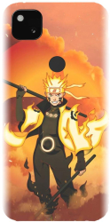 Husa din silicon compatibila cu Google Pixel 4a - model Naruto Uzumaki 