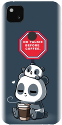 Husa din silicon compatibila cu Google Pixel 4a - model Panda Coffe 