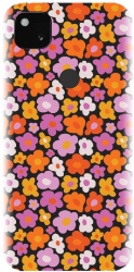 Husa din silicon compatibila cu Google Pixel 4a - model Pattern Retro 5 