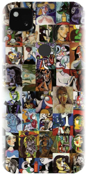 Husa din silicon compatibila cu Google Pixel 4a - model Picasso 