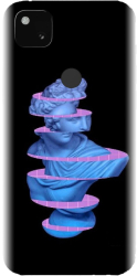 Husa din silicon compatibila cu Google Pixel 4a - model Sculptura 