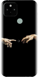 Husa din silicon compatibila cu Google Pixel 5 - model Arta contemporana 