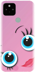 Husa din silicon compatibila cu Google Pixel 5 - model Girly Pink 