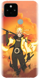 Husa din silicon compatibila cu Google Pixel 5 - model Naruto Uzumaki 